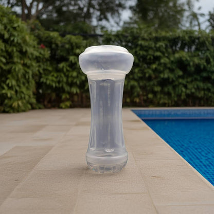 ghost floater near a pool 